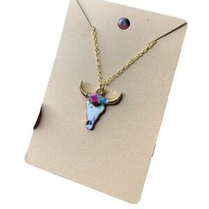 Western flower necklace